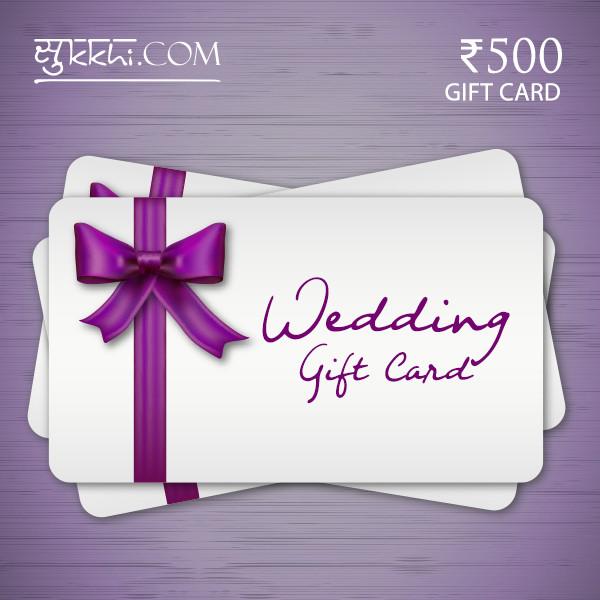 11111Wedding Gift Card