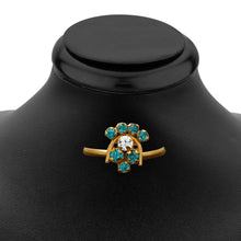 Sukkhi Delightful Aqua and White Colour Stone Studded Necklace Set-2