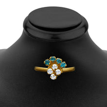 Sukkhi Sublime Aqua and White Colour Stone Studded Necklace Set-2