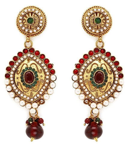 Sukkhi Magnificent Gold Plated Pearl Earring For Women