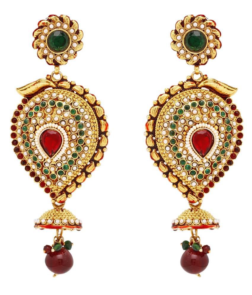 Sukkhi Luxurious Gold Plated Pearl Earring For Women