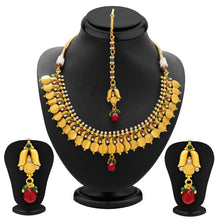 Sukkhi Marvellous Gold Plated Temple Jewellery Coin Necklace Set for Women