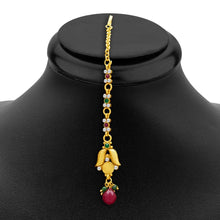 Sukkhi Marvellous Gold Plated Temple Jewellery Coin Necklace Set for Women-3