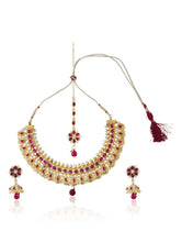 Sukkhi Artistically Gold Plated AD Necklace Set For Women-1