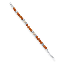 Sukkhi Classic Rudraksha Rhodium Plated Bracelet For Men-2