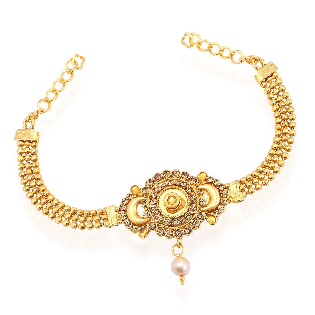 Sukkhi Modish Gold Plated LCT Stone Bajuband For Women
