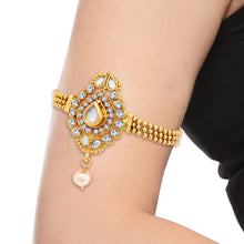 Sukkhi Graceful Gold Plated AD Bajuband For Women-1