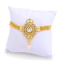 Sukkhi Graceful Gold Plated AD Bajuband For Women-2