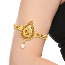 Sukkhi Glimmery Gold Plated LCT Stone Bajuband For Women-1