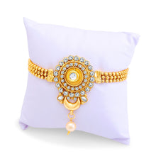 Sukkhi Pleasing Gold Plated AD Bajuband For Women-2