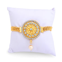 Sukkhi Delightful Gold Plated AD Bajuband For Women-2