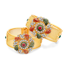 Sukkhi Glimmery Gold Plated AD Kada For Women Pack Of 2-1