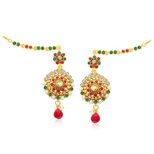 Sukkhi Gleaming Gold Plated AD Collar Necklace Set For Women-1