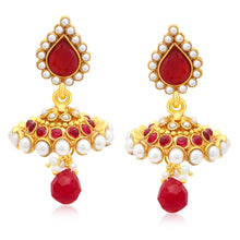 Sukkhi Eye-Catchy Gold Plated AD Collar Necklace Set For Women-1