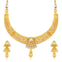 Sukkhi Divine Gold Plated Collar Necklace Set For Women