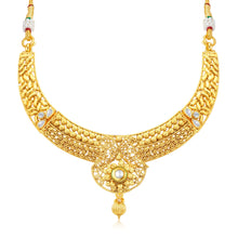 Sukkhi Cluster Gold Plated Collar Necklace Set For Women-1