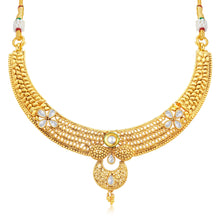 Sukkhi Intricately Gold Plated Collar Necklace Set For Women-1
