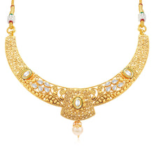 Sukkhi Exquitely Gold Plated Collar Necklace Set For Women-1