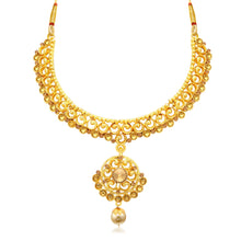 Sukkhi Luxurious Gold Plated LCT Stone Collar Necklace Set For Women-1
