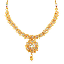Sukkhi Amazing Gold Plated AD Collar Necklace Set For Women-1