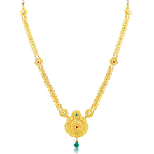 Sukkhi Trendy Jalebi Gold Plated Long Haram Necklace Set For Women-1