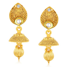 Sukkhi Brilliant Jalebi Gold Plated Collar Necklace Set For Women-1