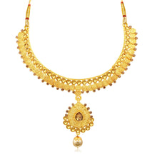 Sukkhi Ravishing Jalebi Gold Plated LCT Stone Collar Necklace Set For Women-1