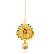 Sukkhi Ravishing Jalebi Gold Plated LCT Stone Collar Necklace Set For Women-2