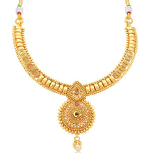 Sukkhi Alluring Jalebi Gold Plated LCT Stone Collar Necklace Set For Women-1