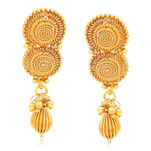 Sukkhi Glimmery Jalebi Gold Plated Collar Necklace Set For Women-1
