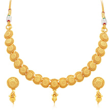 Sukkhi Fascinating Jalebi Gold Plated Collar Necklace Set For Women