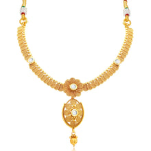 Sukkhi Modern Jalebi Gold Plated Collar Necklace Set For Women-1