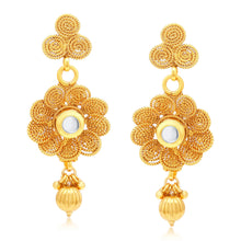 Sukkhi Modern Jalebi Gold Plated Collar Necklace Set For Women-1