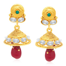 Sukkhi Incredible Jalebi Gold Plated AD Collar Necklace Set For Women-1