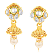 Sukkhi Angelic Peacock Gold Plated AD Princess Necklace Set For Women-1