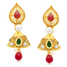 Sukkhi Fancy Gold Plated AD Princess Necklace Set For Women-1