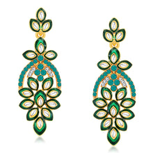 Sukkhi Delightful Gold Plated AD Collar Necklace Set For Women-2