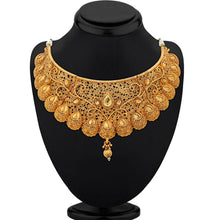 0002 Sukkhi Traditional Gold Plated Kundan Choker Necklace Set for Women