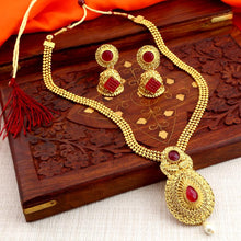 0022 Sukkhi Graceful Gold Plated Traditional  Necklace Set For Women
