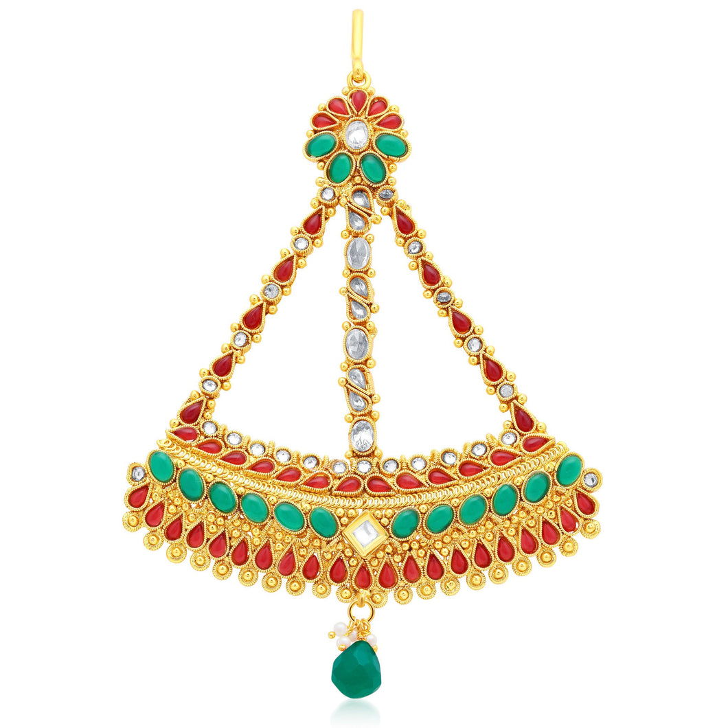 Sukkhi Fashionable Gold Plated AD Passa For Women