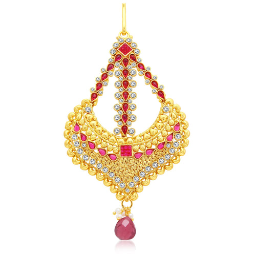Sukkhi Charming Gold Plated AD Passa For Women