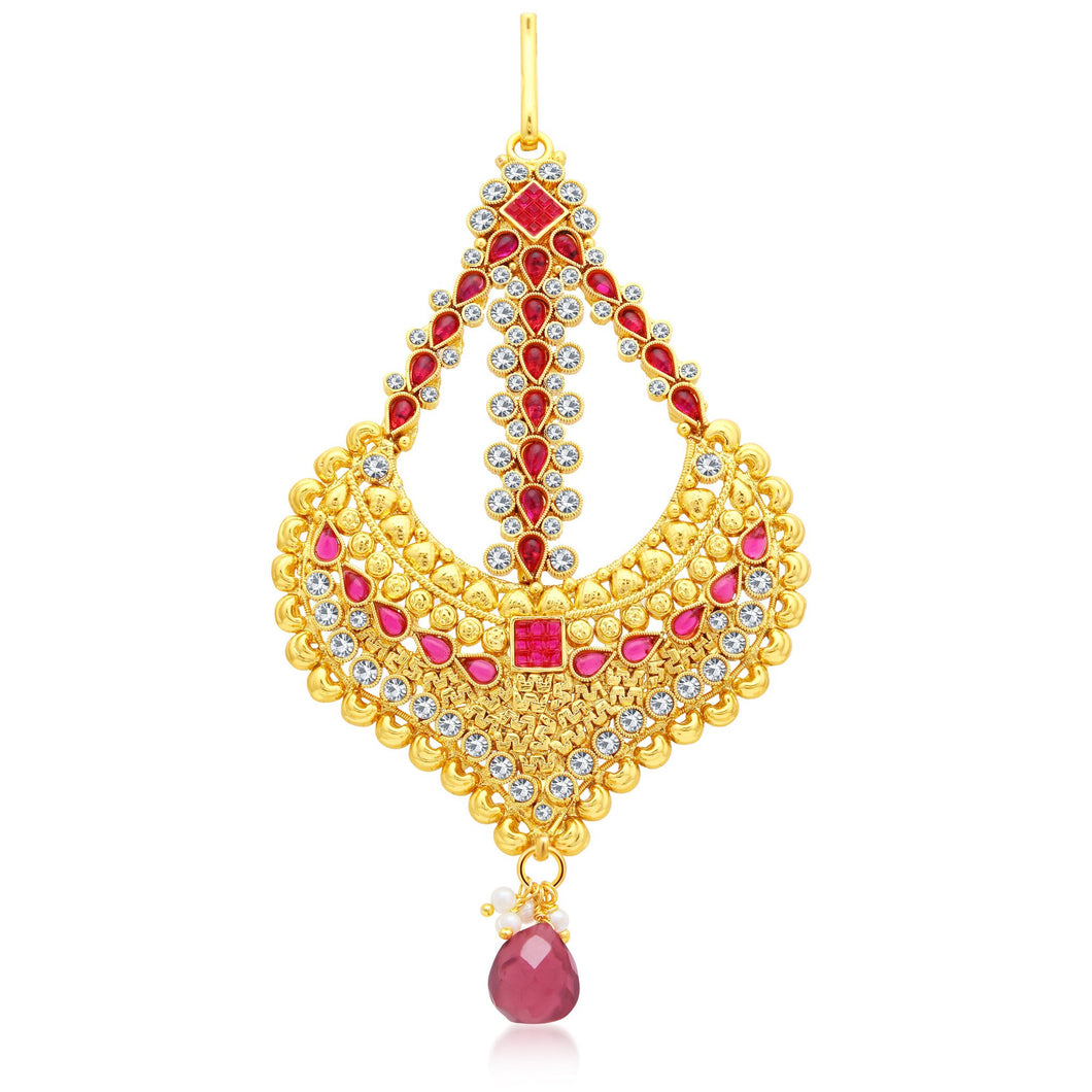 Sukkhi Charming Gold Plated AD Passa For Women