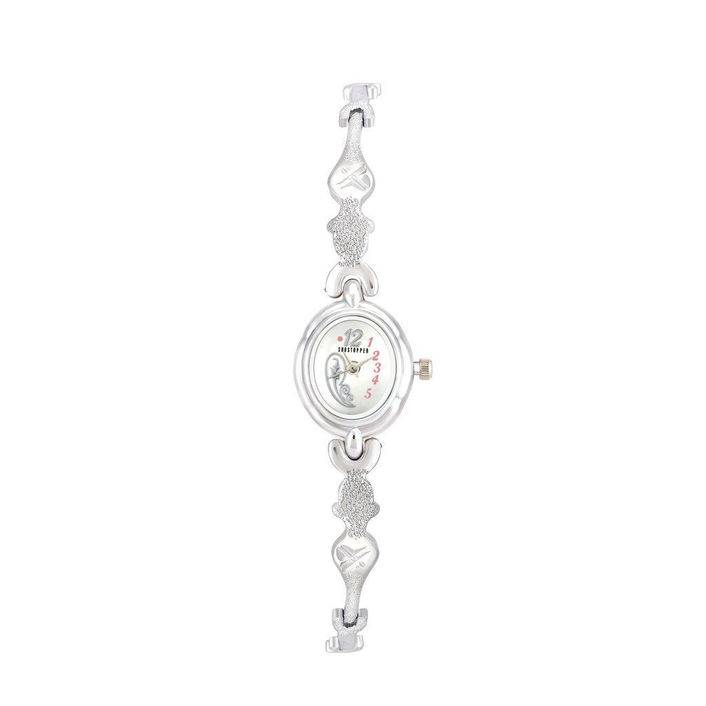 Shostopper Bracelete White Dial Analogue Watch for Women - SJ62067WW