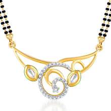 Pissara Kundan-CZ Gold and Rhodium plated Incredible Mangal Sutra Set -1
