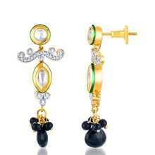 Pissara Kundan-CZ Gold and Rhodium plated Splendid Mangal Sutra Set -2