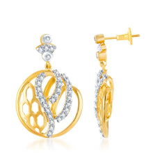 Pissara Classy Gold and Rhodium plated CZ Pendant Set -2