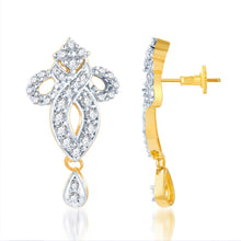 Pissara Pleasing Gold and Rhodium plated CZ Pendant Set -2