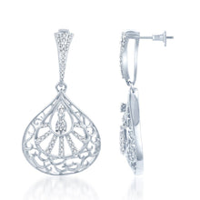 Pissara Bewitching Gold and Rhodium plated CZ Pendant Set -2