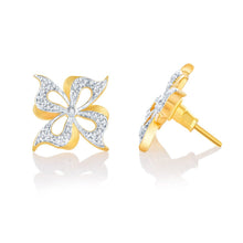 Pissara Beguilling Gold and Rhodium plated CZ Pendant Set -2