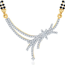 Pissara Classy Gold and Rhodium plated CZ Mangal Sutra Set -1